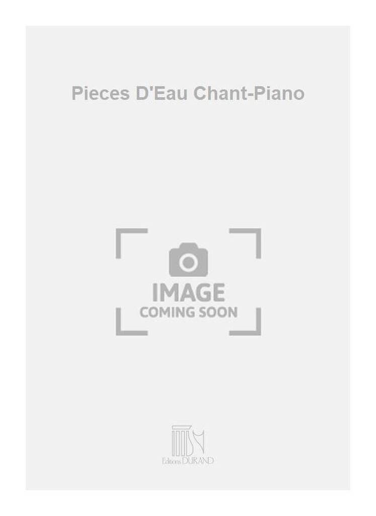 Libro PIECES D'EAU CHANT-PIANO CHANT JEAN-JULES ROGER-DUC