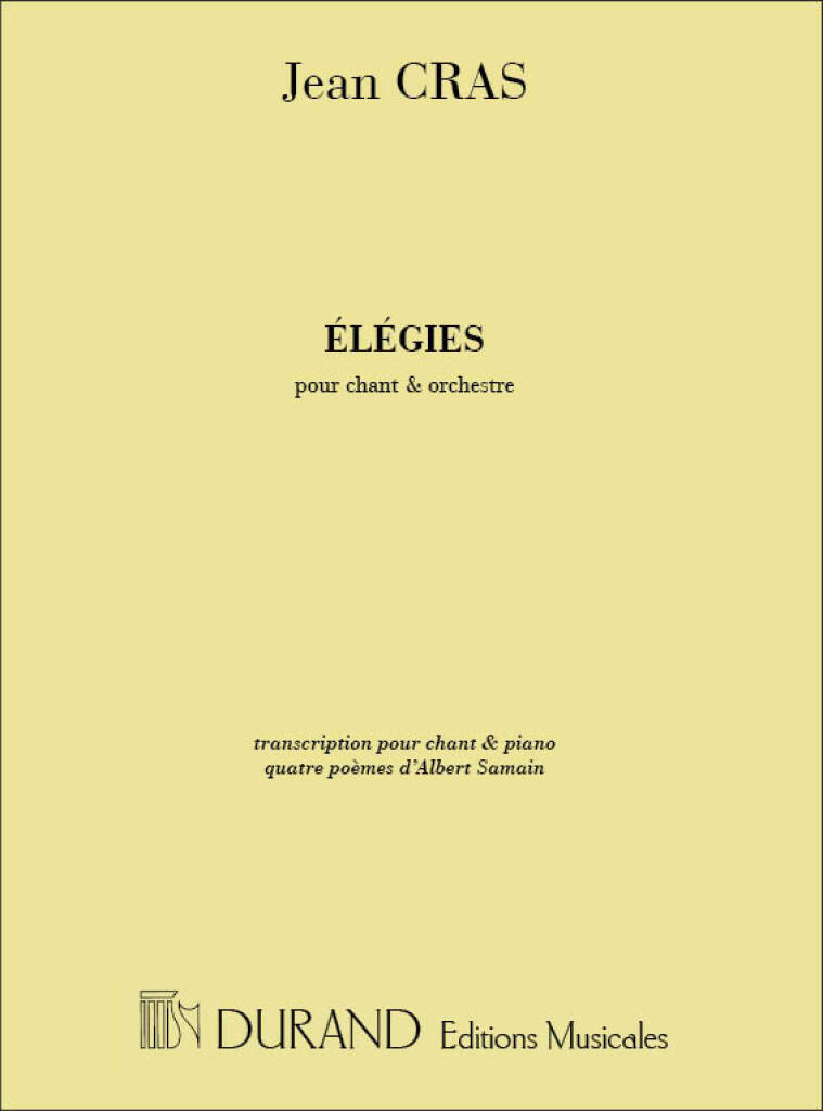 Knjiga ELEGIE CHANT JEAN CRAS