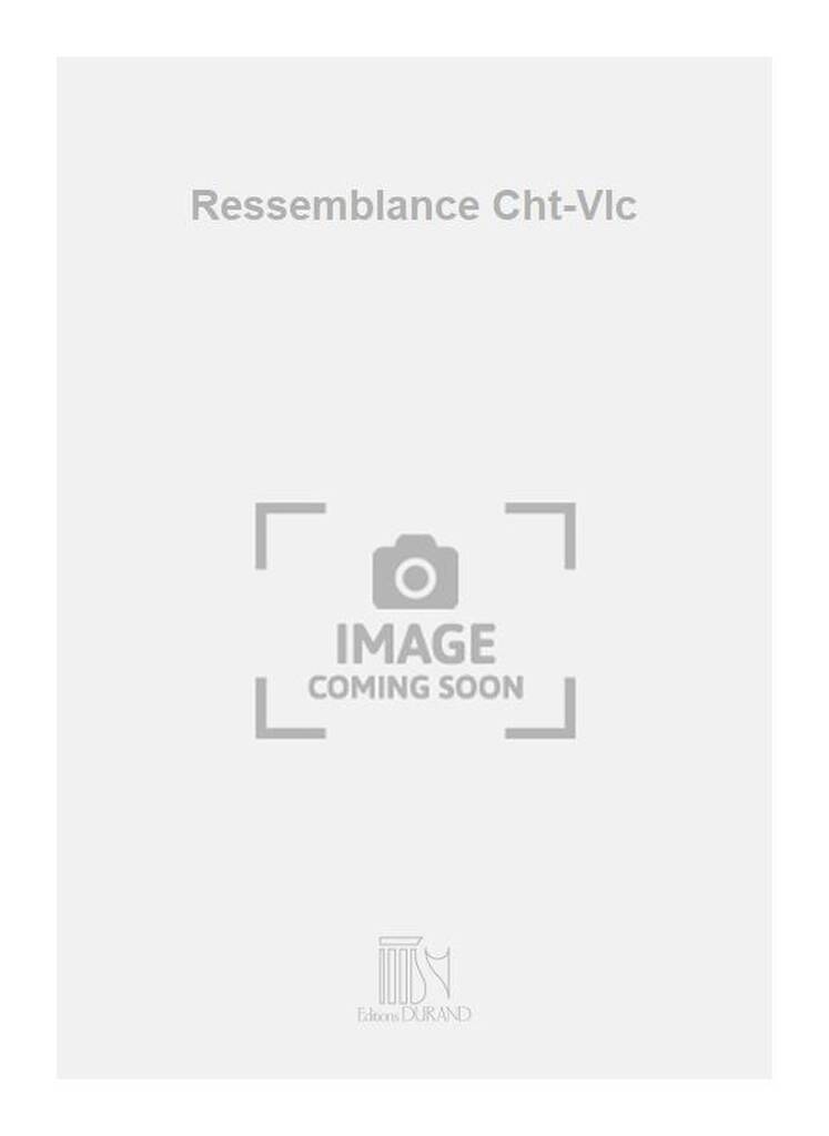 Kniha RESSEMBLANCE CHT-VLC  CHANT RENE RABEY