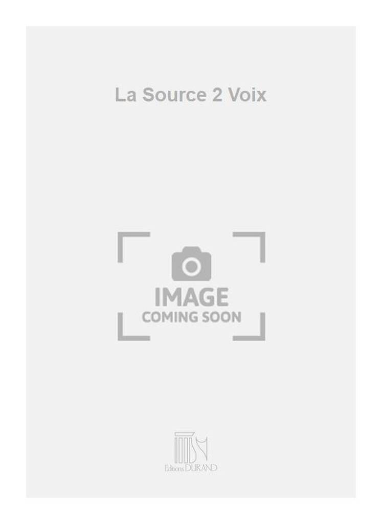 Книга LA SOURCE 2 VOIX  CHANT AUGUSTE CHAPUIS