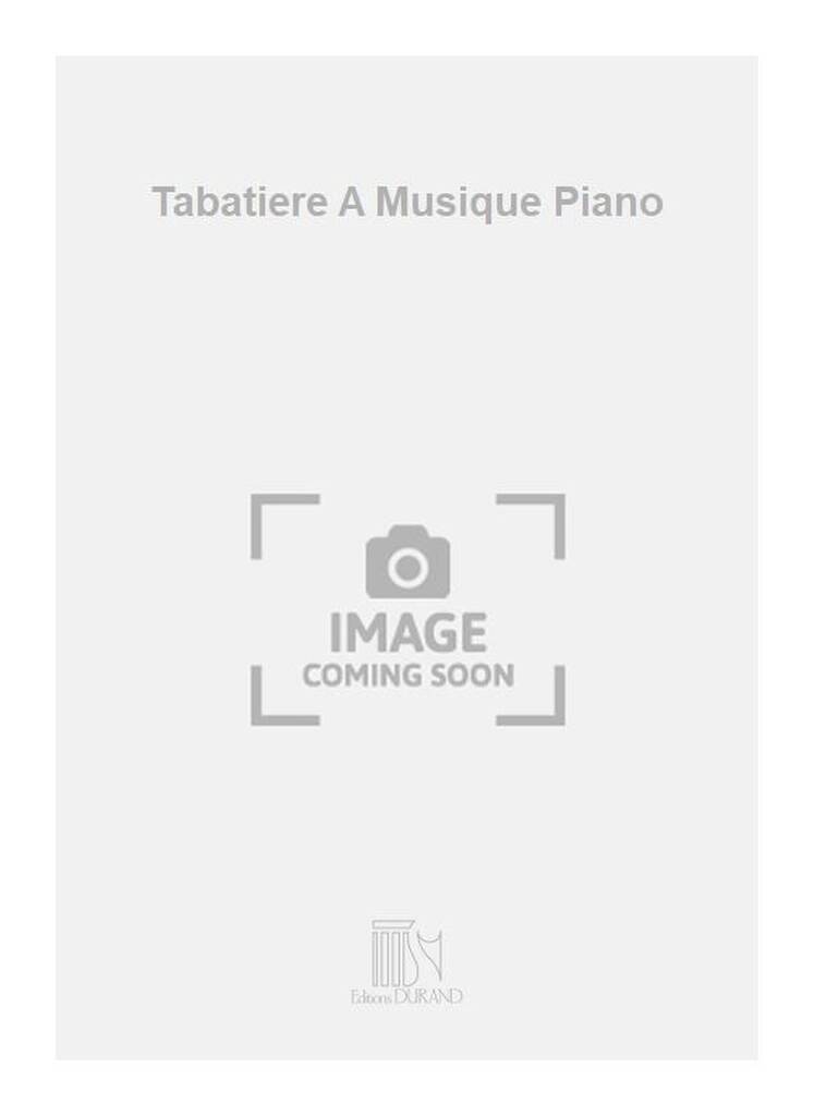 Książka TABATIERE A MUSIQUE PIANO  PIANO ISIDORE PHILIPP