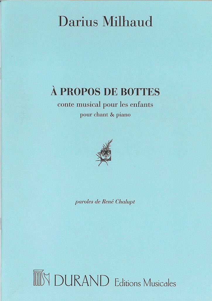 Knjiga A PROPOS DE BOTTES DARIUS MILHAUD