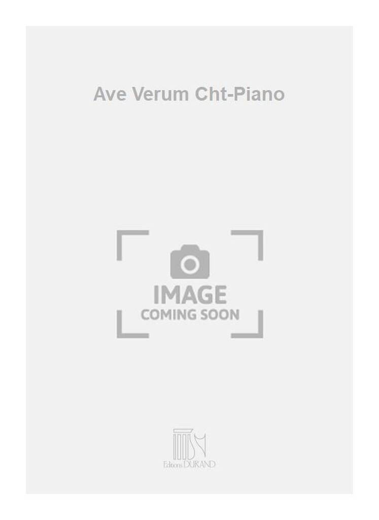 Knjiga AVE VERUM CHT-PIANO  CHANT FELIX MENDELSSOHN BA
