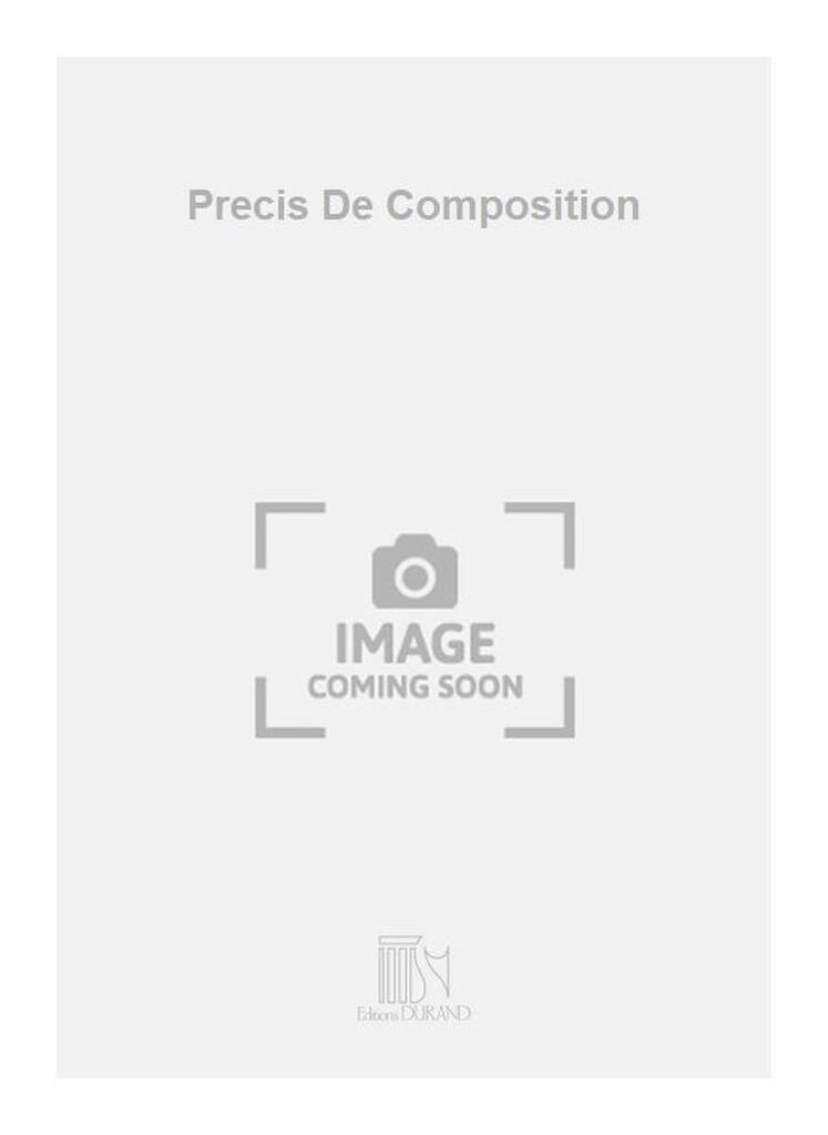 Knjiga PRECIS DE COMPOSITION  FORMATION MUSICALE HENRI BUSSER