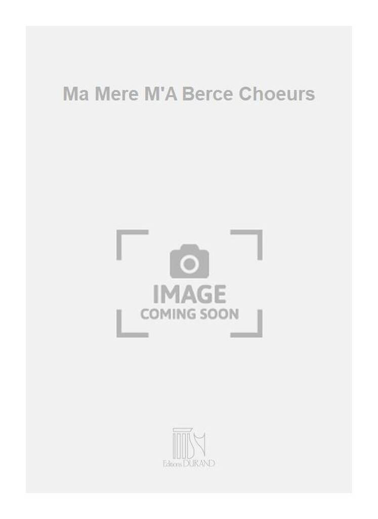 Knjiga MA MERE M'A BERCE CHOEURS  CHANT GEORGES FAVRE