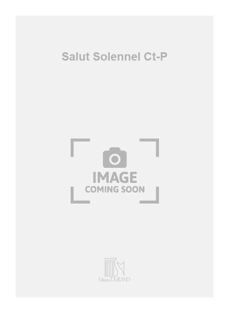 Buch SALUT SOLENNEL CT-P  CHANT CLAUDE DELVINCOURT
