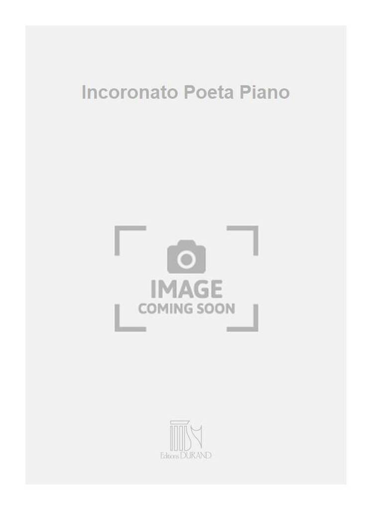 Knjiga INCORONATO POETA PIANO  PIANO CHRISTOPHE LOOTEN