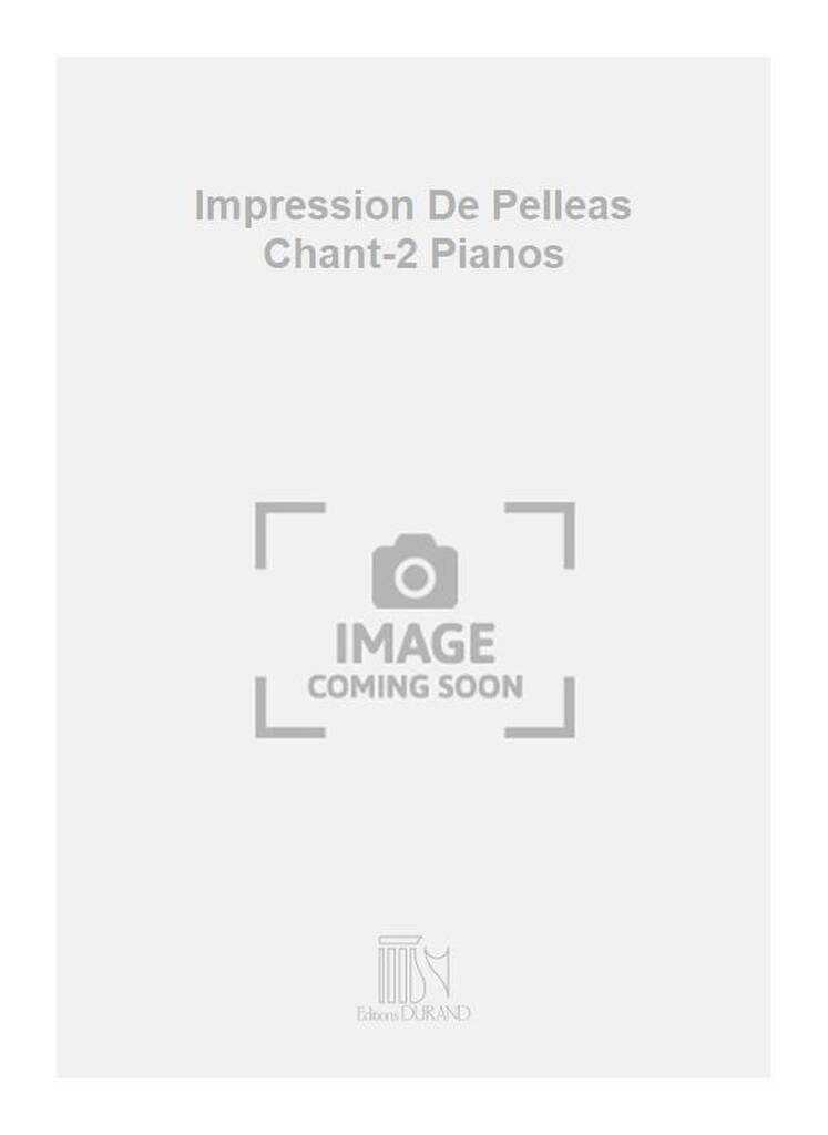 Kniha IMPRESSION DE PELLEAS CHANT-2 PIANOS  CHANT MARIUS CONSTANT