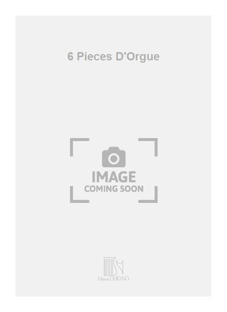 Knjiga 6 PIECES D'ORGUE ORGUE EUGENE GIGOUT