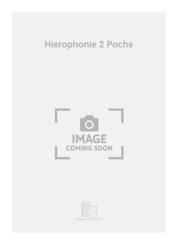 Livro HIEROPHONIE 2 POCHE  MUSIQUE D'ENSEMBLE YOSHIHISA TAIRA