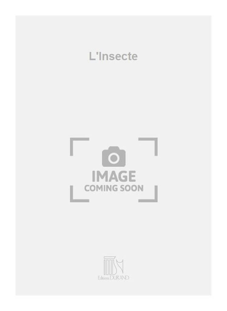 Knjiga L'INSECTE PIANO JEAN-MICHEL DAMASE