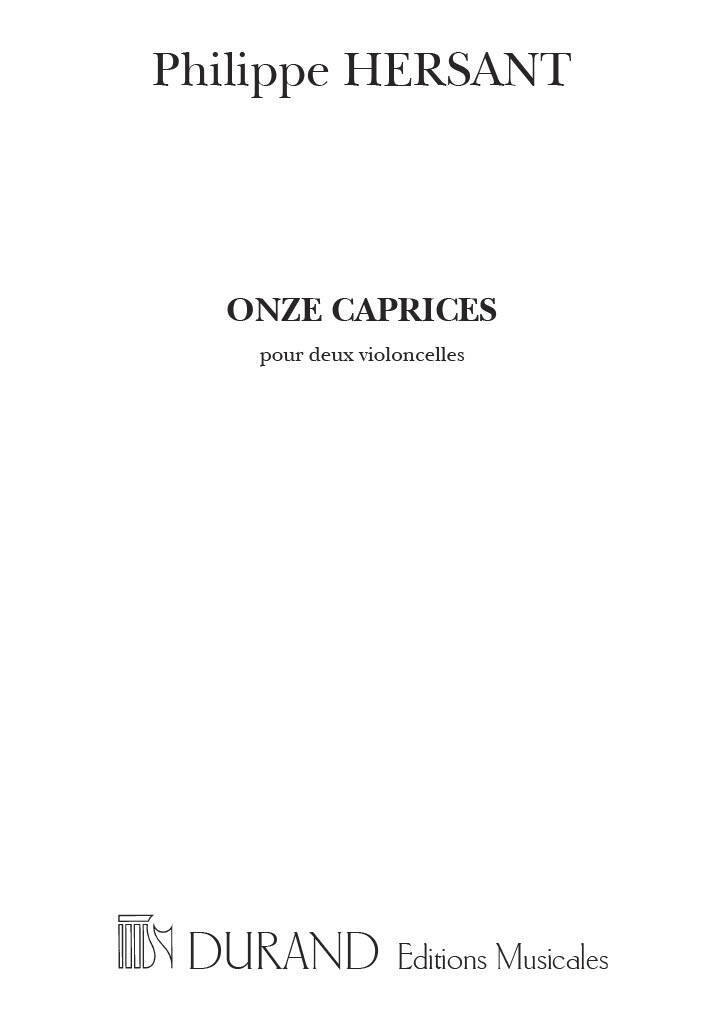 Knjiga ONZE CAPRICES PHILIPPE HERSANT