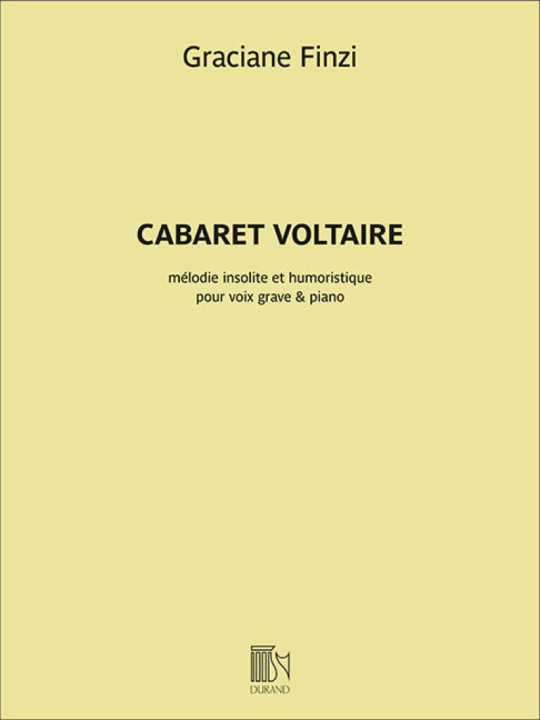 Boek CABARET VOLTAIRE GRAZIANA FINZI