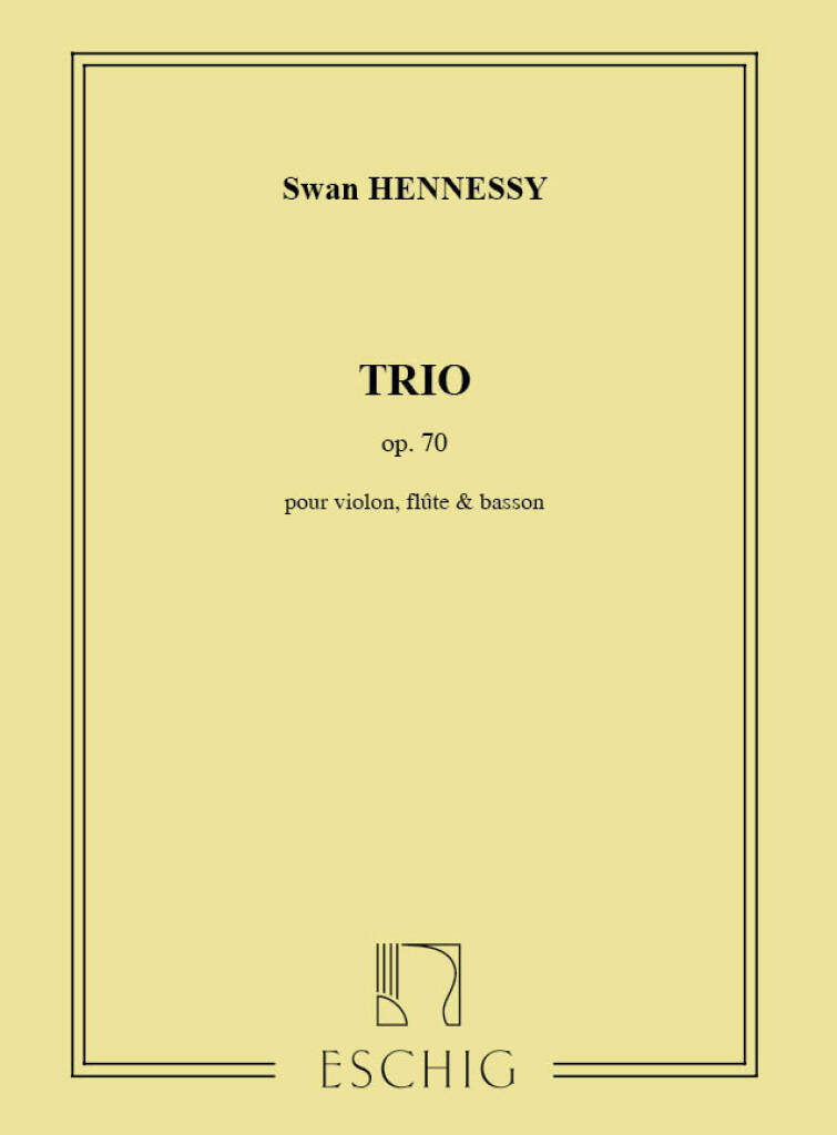 Knjiga TRIO VL-FL-FG PARTIES MUSIQUE D'ENSEMBLE SWAN HENNESSY