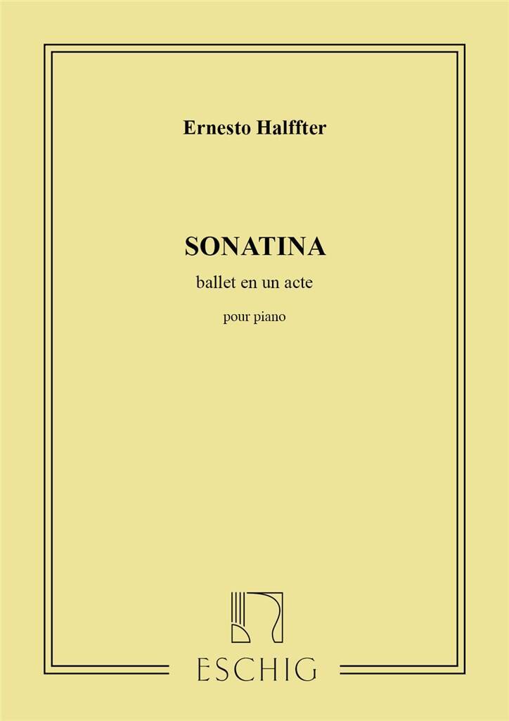 Книга SONATINA PIANO  PIANO ERNESTO HALFFTER