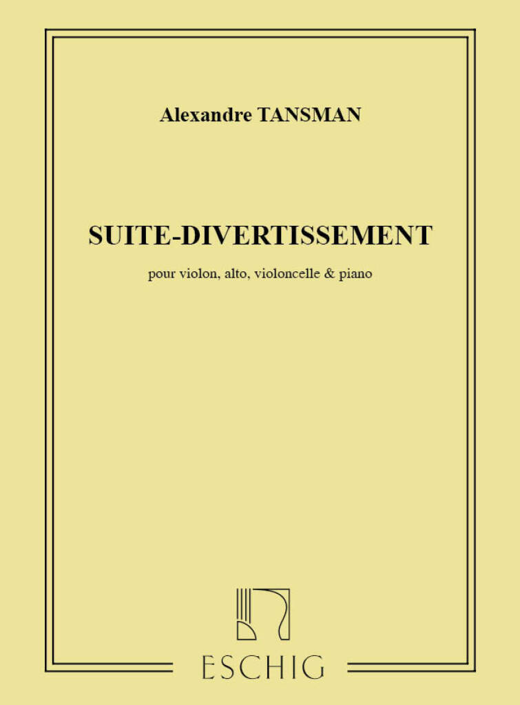 Knjiga SUITE DIVERTISSEMENT MUSIQUE D'ENSEMBLE ALEXANDRE TANSMAN