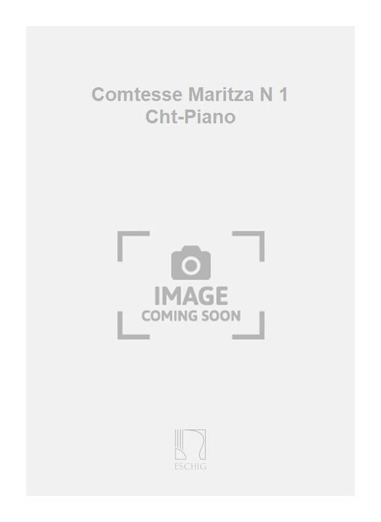 Książka COMTESSE MARITZA N 1 CHT-PIANO  CHANT KALMAN