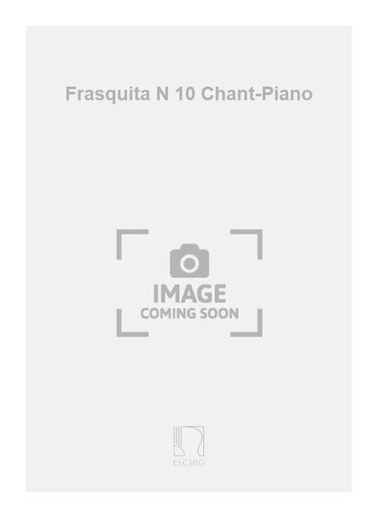 Libro FRASQUITA N 10 CHANT-PIANO  CHANT FRANZ LEHAR