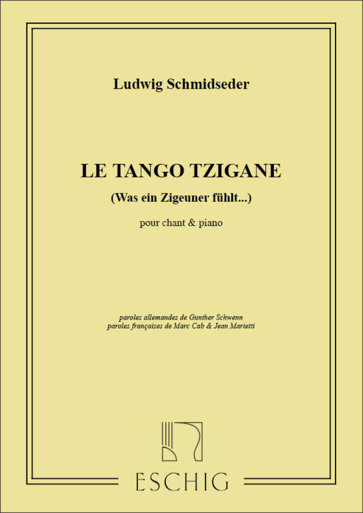 Knjiga TANGO TZIGANE CHT  CHANT SCHMIDESEDER