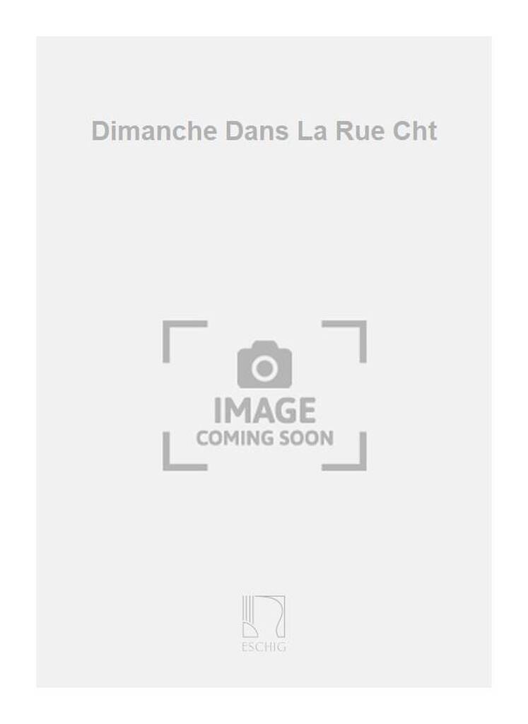 Knjiga DIMANCHE DANS LA RUE CHT  CHANT CHARLES HUMEL