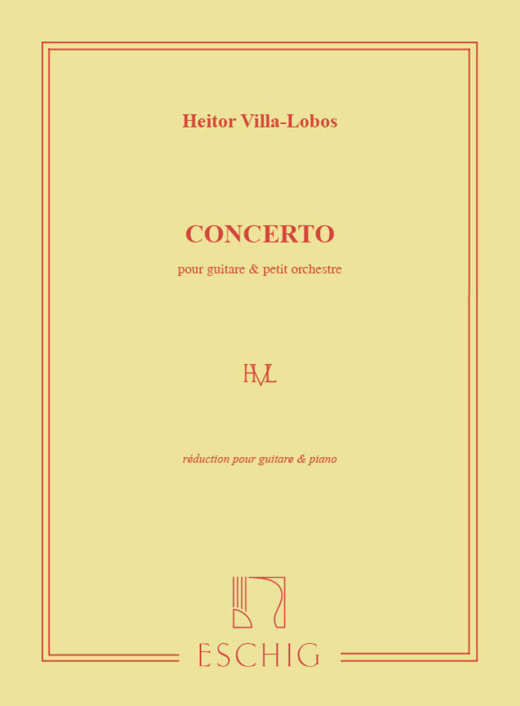 Knjiga CONCERTO HEITOR VILLA-LOBOS