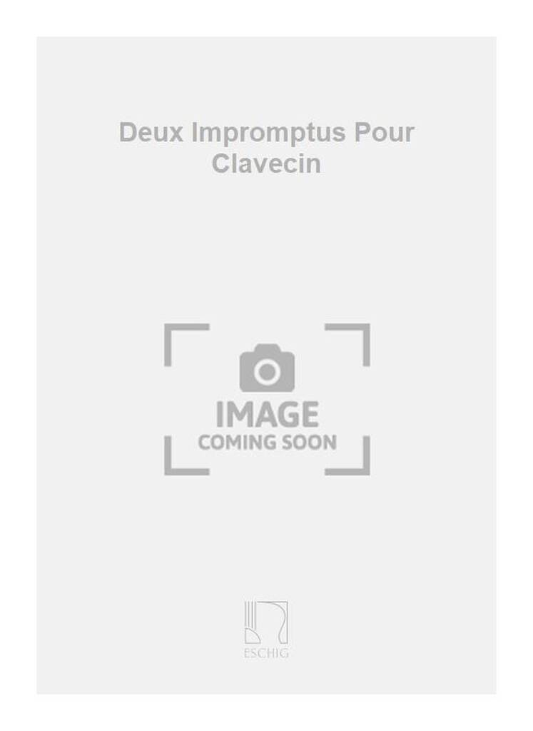 Carte DEUX IMPROMPTUS, POUR CLAVECIN, OEUVRE POSTHUME BOHUSLAV MARTINU