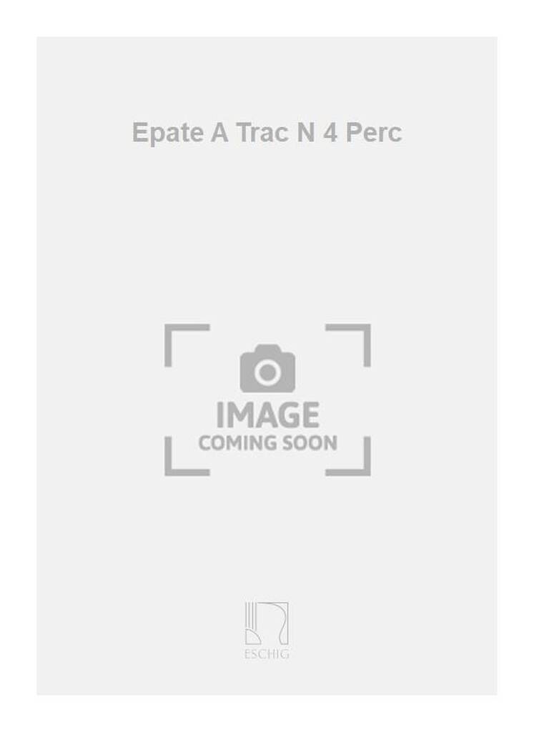 Книга EPATE A TRAC N 4 PERC VINCENT GEMIGNANI