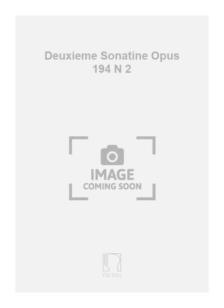 Könyv DEUXIEME SONATINE OPUS 194 N 2 SAXOPHONE CHARLES KOECHLIN