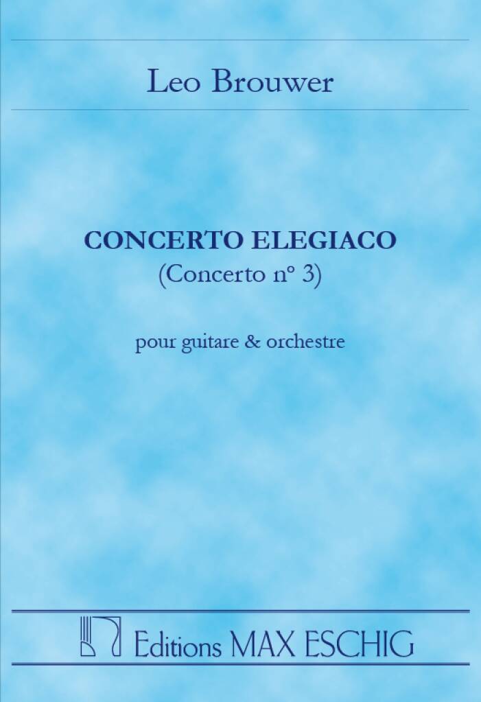 Knjiga CONCERTO ELEGIACO POCHE LEO BROUWER