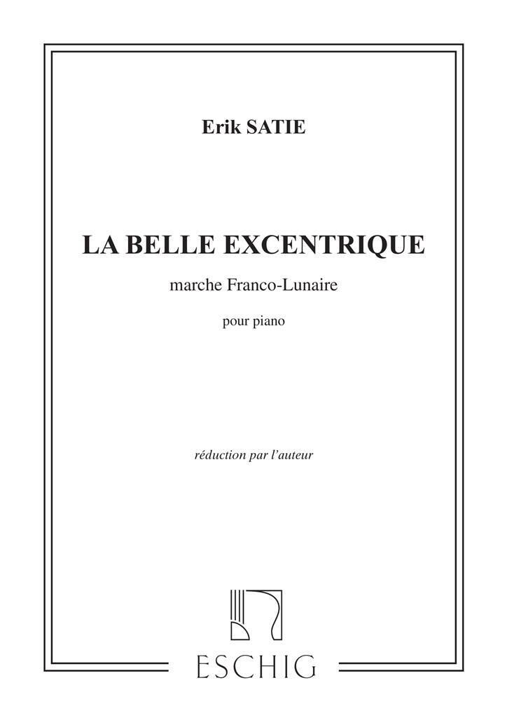 Knjiga BELLE EXCENTRIQUE 2 MOUVEMENTS PIANO ERIK SATIE