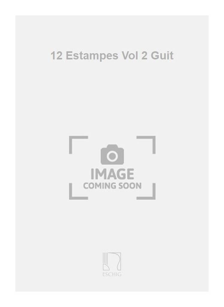 Kniha 12 ESTAMPES VOL 2 GUIT FERNANDO FERNANDEZ-L