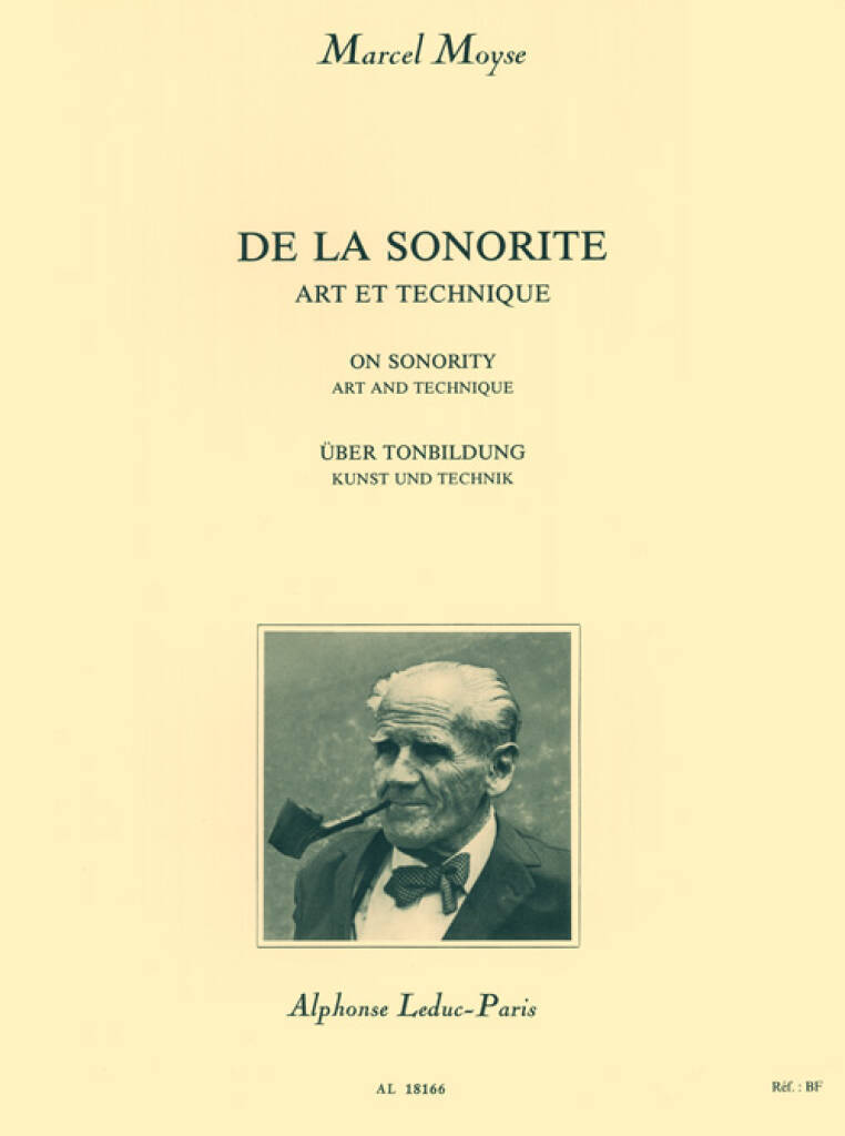 Book MOYSE M: DE LA SONORITE ART ET TECHNIQUE FLUTE TRAVERSIERE MOYSE