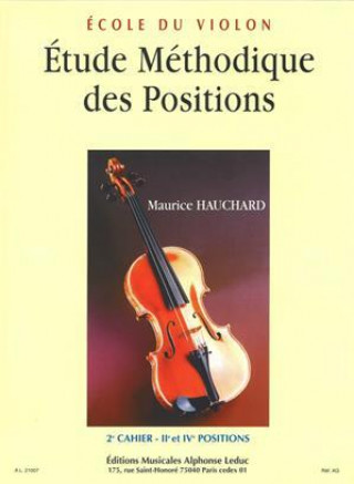 Kniha HAUCHARD: ETUDE DES POSITIONS VOLUME 2 VIOLON HAUCHARD