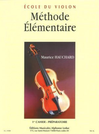 Kniha M. HAUCHARD : METHODE ELEMENTAIRE VOL.1 HAUCHARD