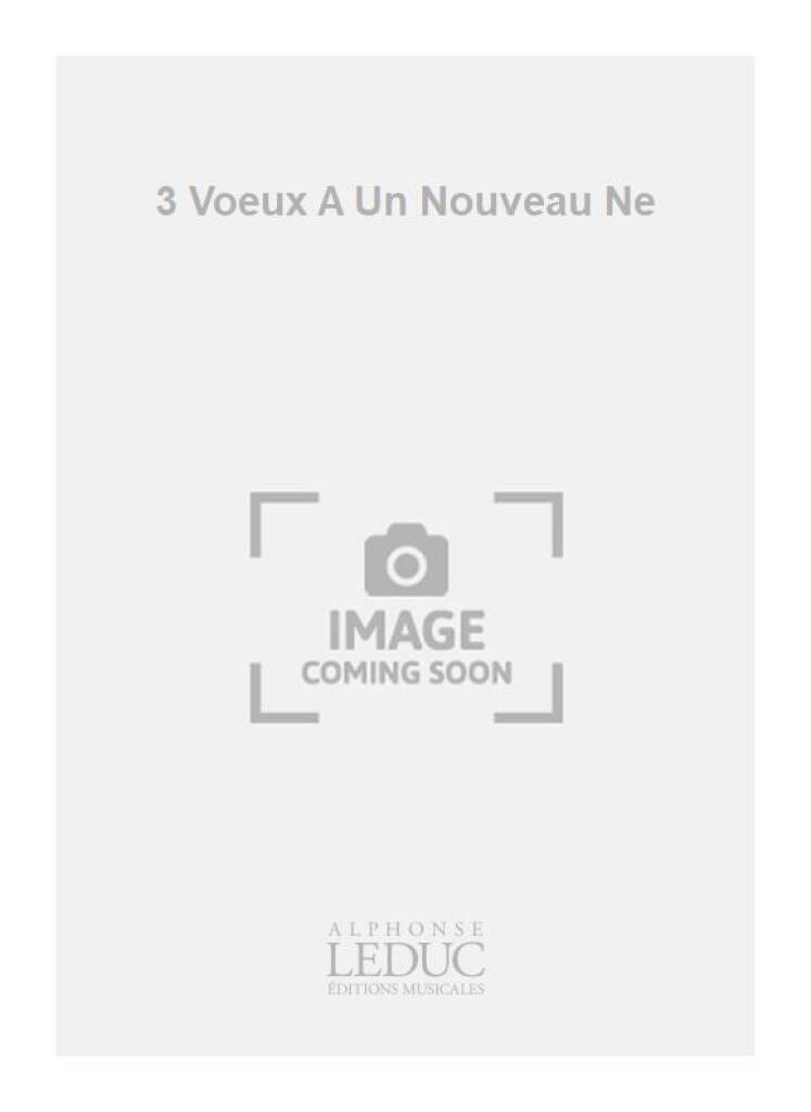 Carte ALFRED DESENCLOS: 3 VOEUX A UN NOUVEAU-NE (TRIO - STRINGS) DESENCLOS