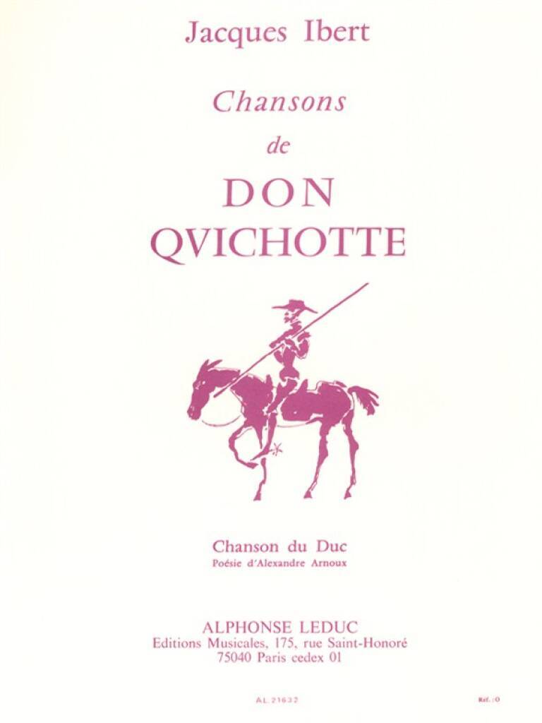 Buch CHANSON DU DUC DON QUICHOTE IBERT