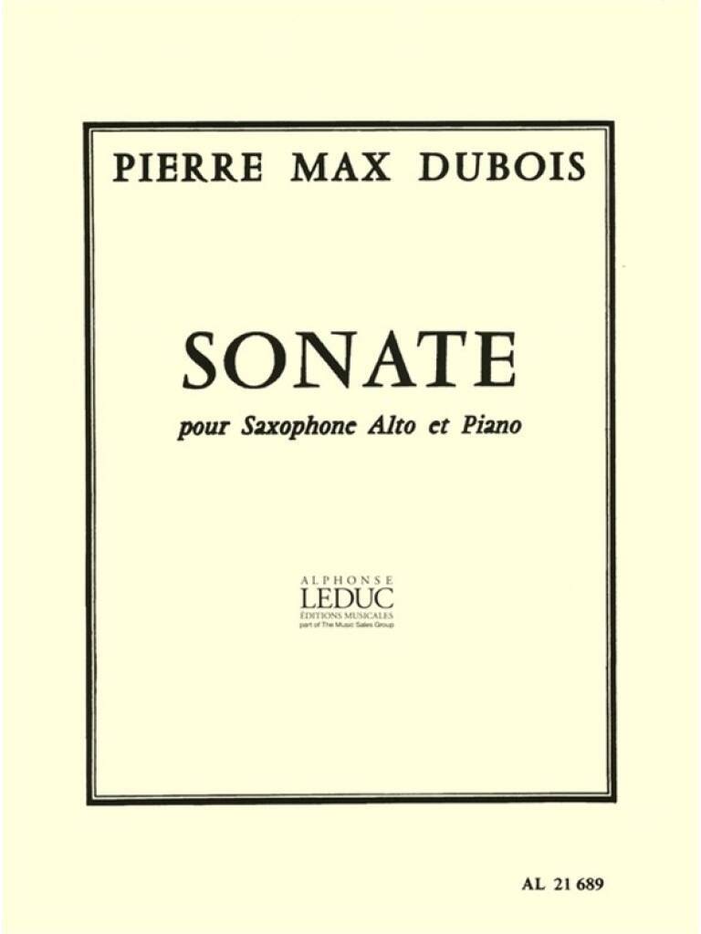 Knjiga PIERRE MAX DUBOIS: SONATE (SAXOPHONE-ALTO & PIANO) DUBOIS