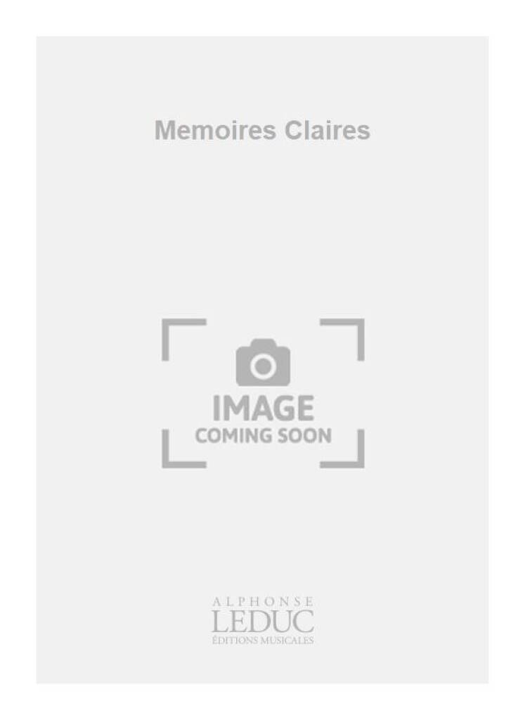 Knjiga G. PELETSIS: MEMOIRES CLAIRES (VIOLIN & PIANO) PELETSIS