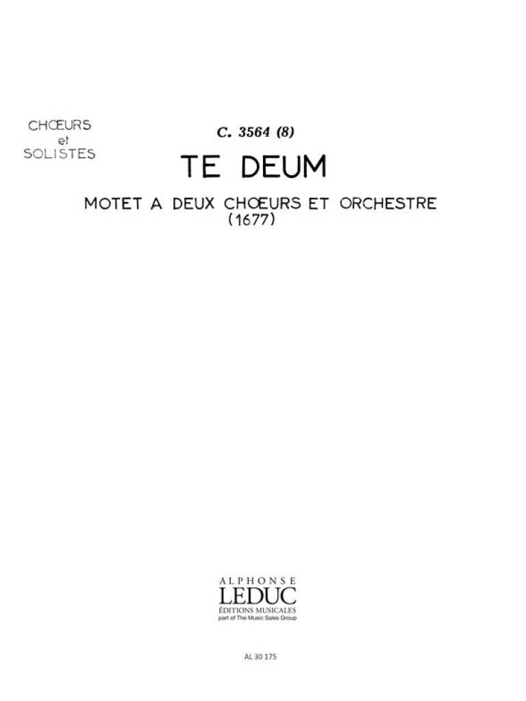Buch JEAN BAPTISTE LULLY: TE DEUM (CHORAL) LULLY
