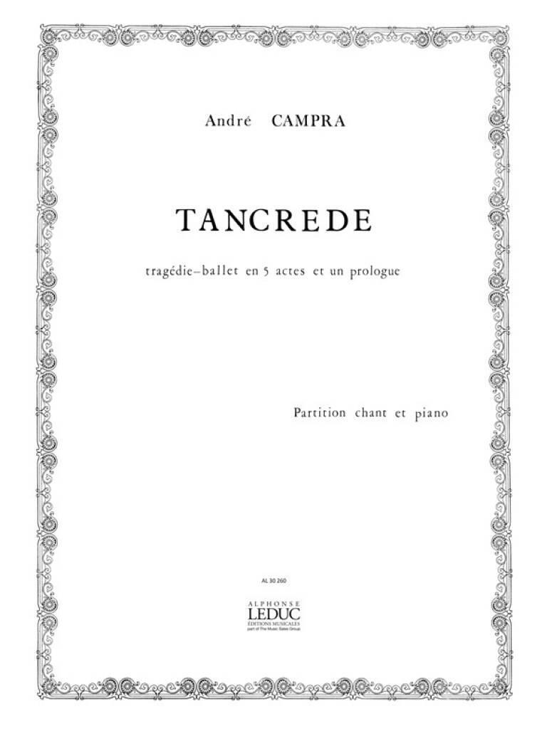 Knjiga ANDRE CAMPRA: TANCREDE (OPERA) CAMPRA