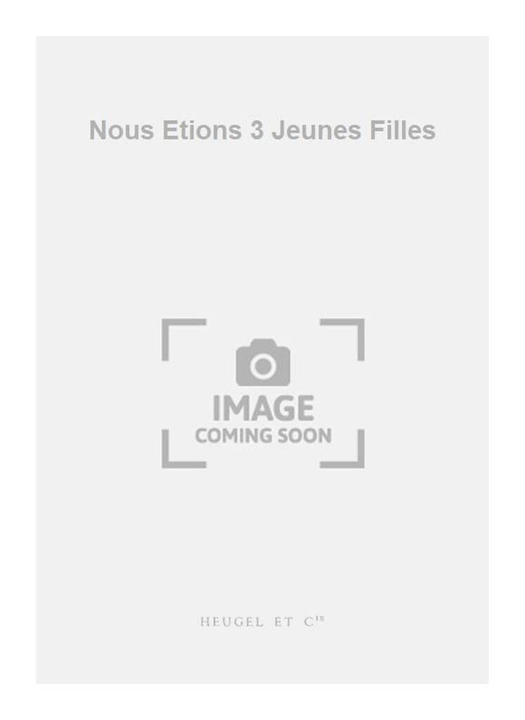 Buch JEHAN PLANSON: NOUS ESTIONS TROIS JEUNES FILLES (CHORAL-MIXED A CAPPELLA) PLANSON
