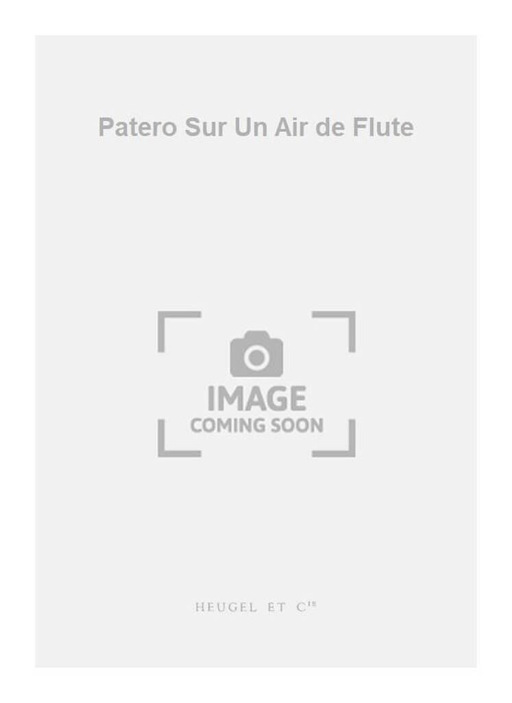 Book PATERO SUR UN AIR DE FLUTE FORMAT POCHE CY000 FLUTE BOOK PATERO
