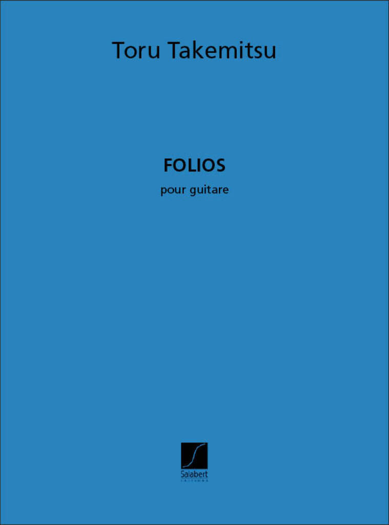Buch FOLIOS TORU TAKEMITSU