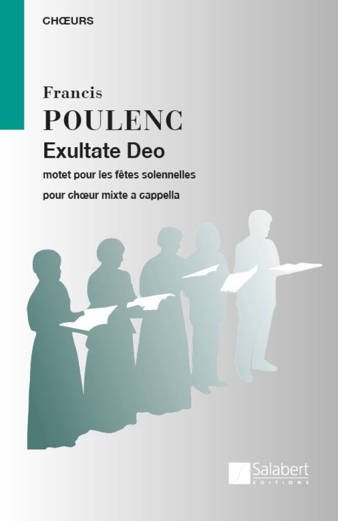 Knjiga EXULTATE DEO CHANT FRANCIS POULENC