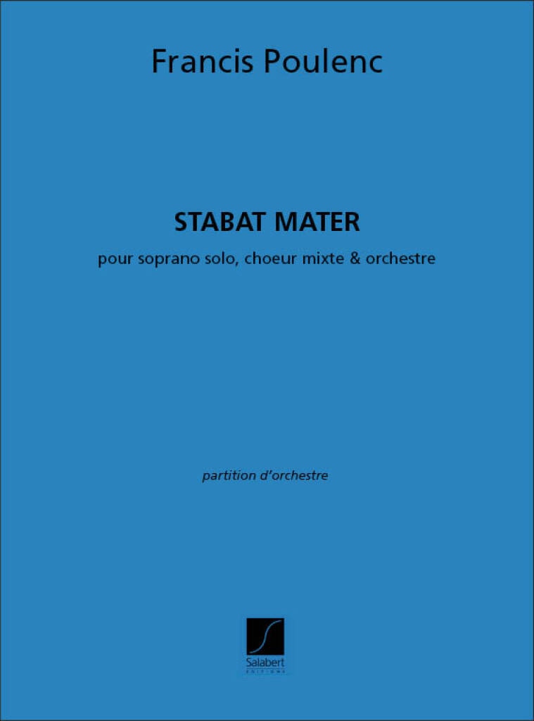 Knjiga STABAT MATER FRANCIS POULENC