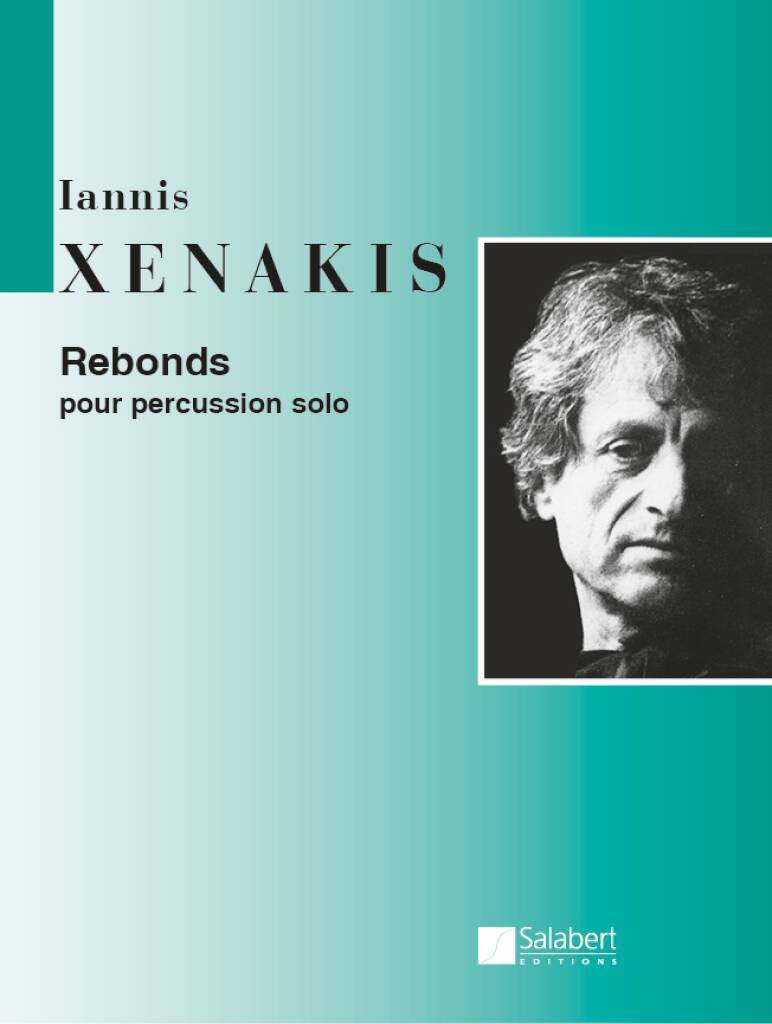 Knjiga REBONDS PERCUSSIONS IANNIS XENAKIS