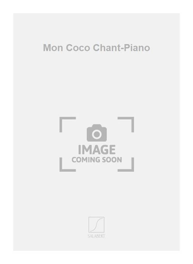 Kniha MON COCO CHANT-PIANO  CHANT JOSEPH SZULC