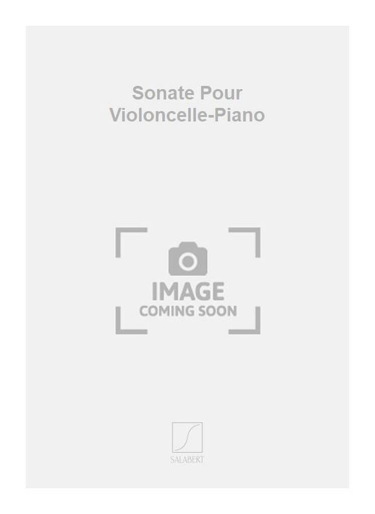 Buch SONATE POUR VIOLONCELLE-PIANO VIOLONCELLE JACQUES LENOT