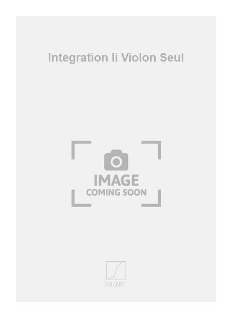 Livro INTEGRATION II VIOLON SEUL  VIOLON MICHELINE COULOMBE D