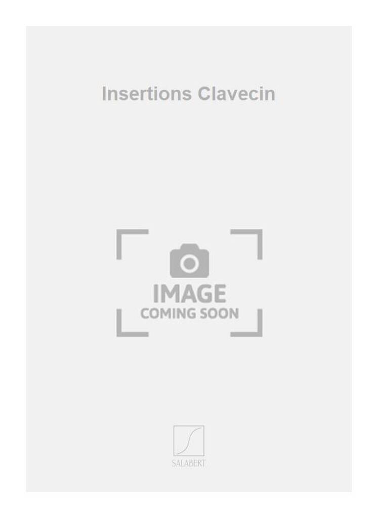 Knjiga INSERTIONS CLAVECIN FRANCIS MIROGLIO